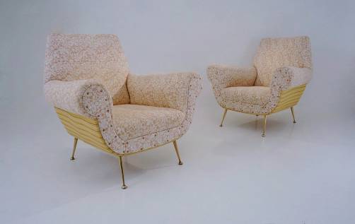 1950`s Saporiti armchairs 1950`s ca, Italian